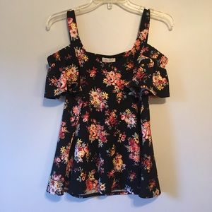 Floral print top